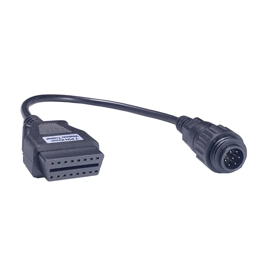 Кабель преобразователь Knorr Wa bco 7 PIN 7pin к OBD II 16Pin для дизельных грузовиков Wabco