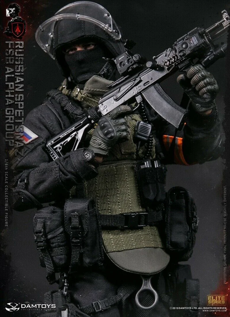 Плотина игрушки 78064 Элитная серия Русский спецназ FSB ALPHA GROUP 1/6 фигурка