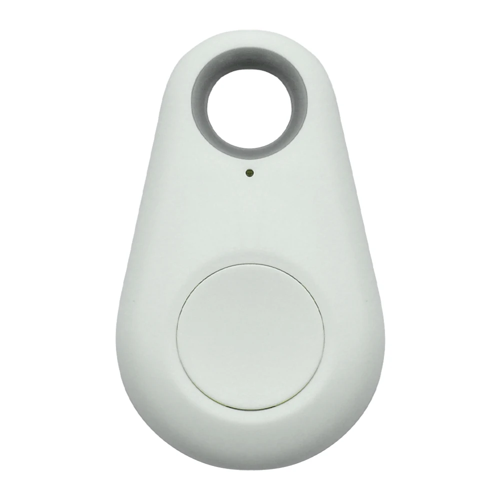 White Pet умные gps трекер мини функция "антипотеря Водонепроницаемый локатор Bluetooth Tracer для домашних животных собак и кошек, с рисунком машинки, кошелек для ключей воротник аксессуары - Цвет: White