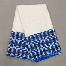 Швейцарская кружевная ткань хлопок Suisse сухая кружевная ткань высокого качества ткань из Дубая швейцарская вуаль кружева в швейцарской 5 ярдов/партия