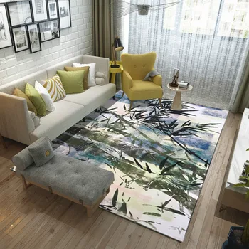 

European Flowers Printed Rugs And Carpets Living Room Children Kids Room Tapete Floor Mat Blanket Bedroom Decoration Area Rugs