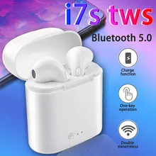 I7s TWS беспроводные Bluetooth наушники портативные с зарядной коробкой спортивные наушники для всех смартфонов невидимая беспроводная гарнитура