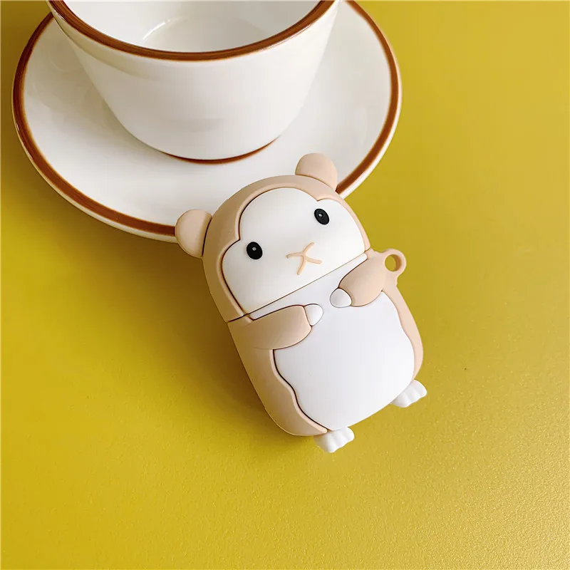Чехол для AirPods силиконовый милый 3D игровой чехол для наушников Airpods 2 Чехол для наушников Apple Air pods чехол для наушников кольцевой ремешок