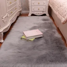 Простой белый Мао прикроватный ковер спальня полный балкон коврик плюшевый ковер украшение окна милые одеяла