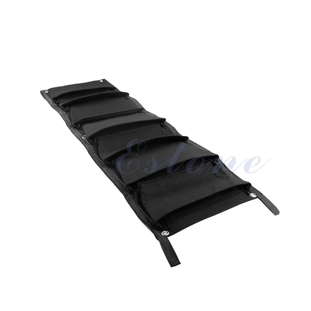 7-Pocket Indoor Outdoor Wall Balcony Herbs Vertical Garden Hanging Planter Grow Bag