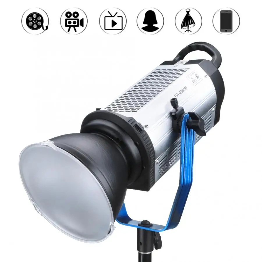 Selfie light NiceFoto HA-3300B 330 Вт COB профессиональная вспышка для фото и видео Лампа профессиональный свет съемки