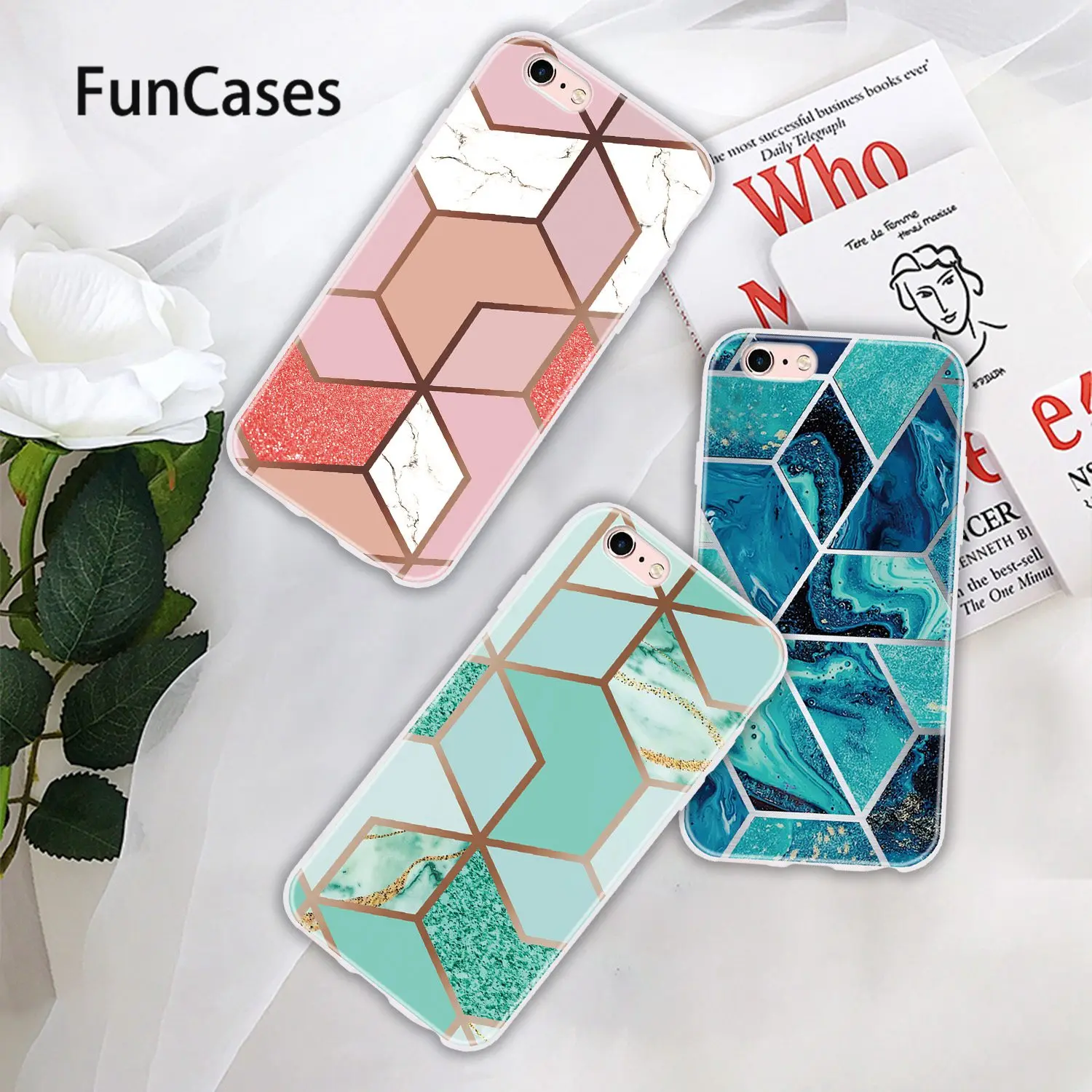 Чехлы с листьями для etui iPhone 6 экзотические мягкие чехлы из ТПУ силиконовый чехол