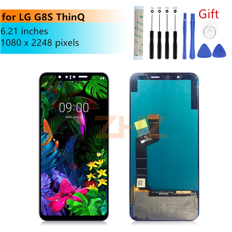ЖК дисплей и дигитайзер сенсорного экрана в сборе для LG G8S ThinQ|Экраны мобильных