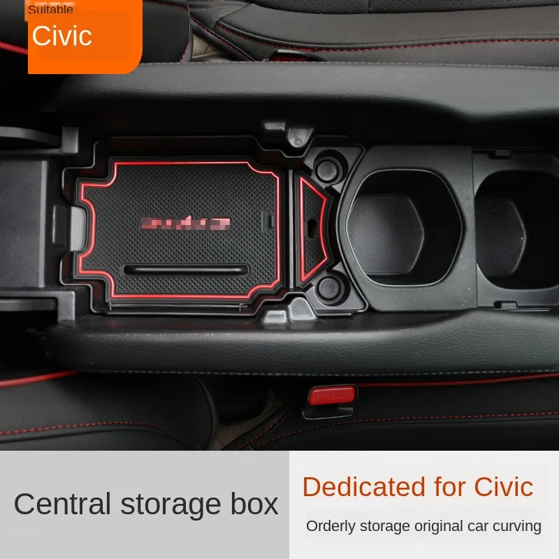 

Applicable to Civic 10 Generation Modified Central Armrest Storage Box Storage Box Storage Box Storage Box Decoration for Interi