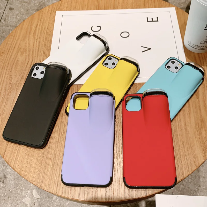 Чехол для телефона USLION для iPhone 11 Pro Max XS Max XR X с наушниками, чехол для гарнитуры для iPhone 7 8 6 6S Plus, Жесткий Чехол из поликарбоната, Fundas