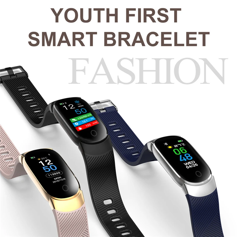 2019 Newest QW16 Smart Watch Sports Fitness Activity Heart Rate Tracker Blood Pressure Watch @9
