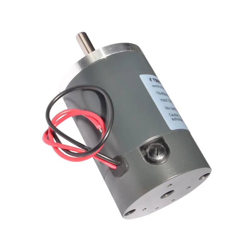 DC12V 24V TS-38SRZ-R High-speed DC motor Double ball bearing Marshmallow DC speed control small motor Low-noise high-speed motor