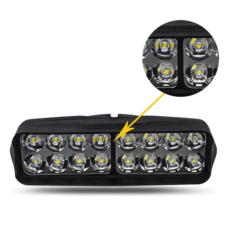 Nlpearl Car Light Assembly 8/12/16SMD Motorcycle LED Headlight 6500K Spotlight Led Fog Light Motorcycle Scooter Head Lamp DRL Nlpearl Car Light Assembly 8/12/16SMD Motorcycle LED Headlight 6500K Spotlight Led Fog Light Motorcycle Scooter Head Lamp DRL