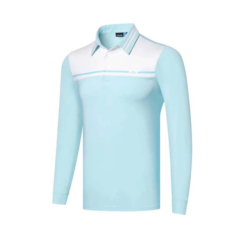Новинка; дышащая футболка с длинными рукавами для гольфа; 4 цвета; одежда для гольфа;