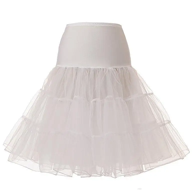 

Bridal Crinoline Vintage Petticoat 2022 for Wedding Dresses Underskirt Rockabilly Tutu Rock and Ballet Skirt