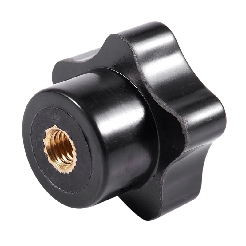 5Pcs M8 Female Thread 32mm Star Head Clamping Nuts Knob Grip Handle&10 Pcs M6