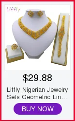 Classic African Jewelry Sets Women Dance Party Necklace Earrings Ring Bracelet Crystal Flower Jewelry Women Wedding Jewelry