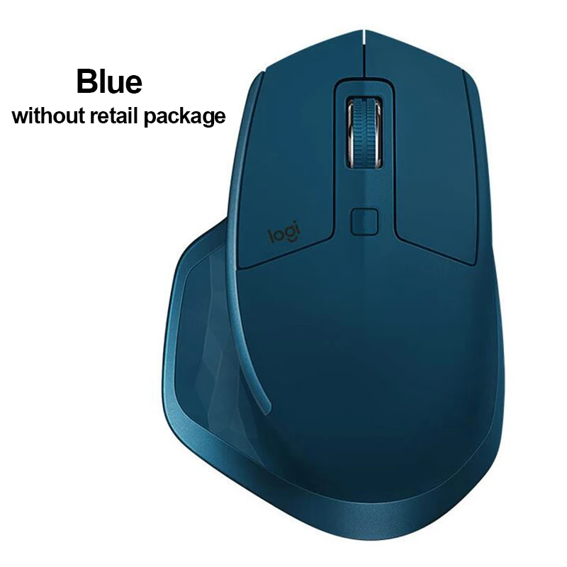 Logitech MX Master 2S Новые возможности машины Мышь с быстрой подзарядки простой переключатель 4000 Точек на дюйм мыши для Windows, Mac OS, Linux - Цвет: Blue without box