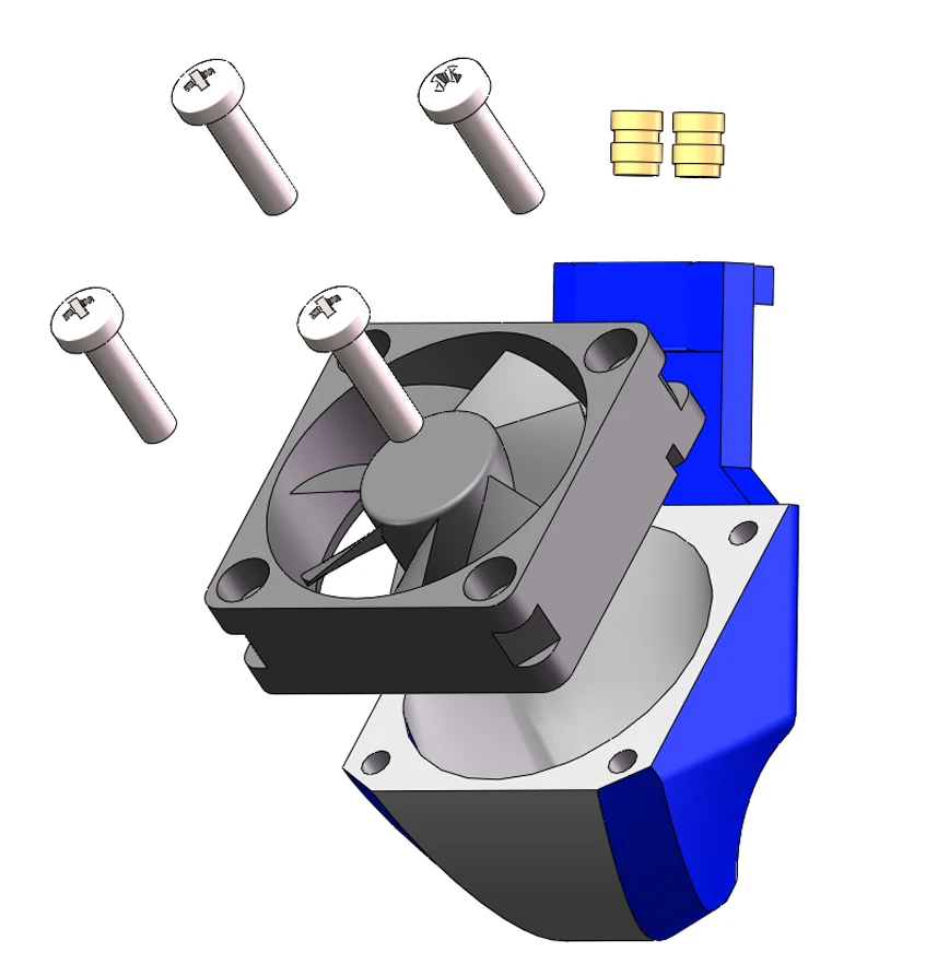 E3D, All Metal, Extrusora para CR-10, CR10S,