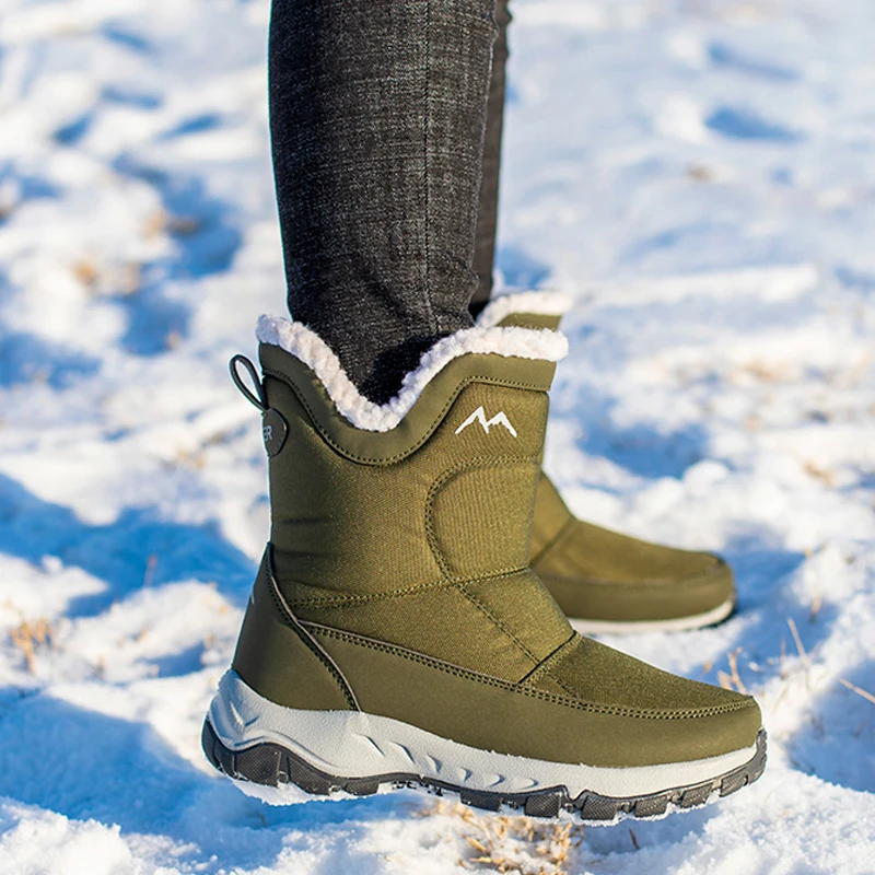 Ceny Damskie buty śniegowe nowe buty zimowe 2019 ciepłe pluszowe wodoodporne antypoślizgowe buty damskie botas de mujer