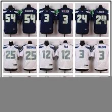 Распродажа Сиэтл Высокое качество для мужчин Рассел Вилсон вентилятор маршон Линч Рихард Шерман Кам канцлер Jimmy Graham BR-3 Джерси