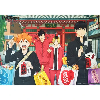 

DIY Sticker Picture Japan Anime Diamond Wall Painting Haikyuu 5D Full Round Drill Home Decor Embroidery Cross Stitch Beadwork