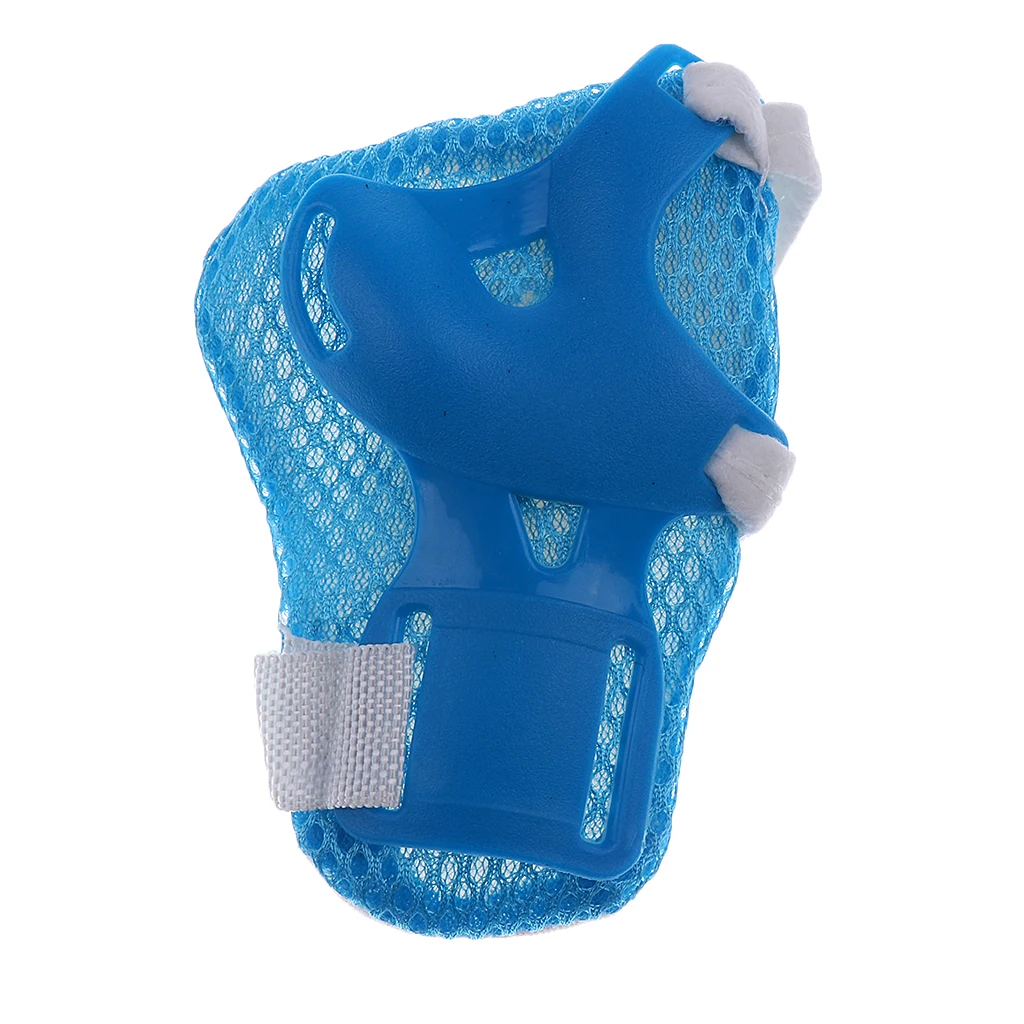 7 Pieces Kid Child Roller Skating Cycling Skateboard Scooter Helmet Knee Elbow Pad Wrist Guard Red/Blue/Pink