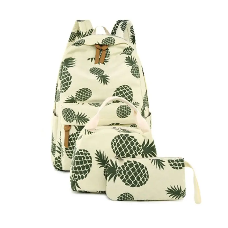 3 шт. женский рюкзак для путешествий для ноутбука, студенческий рюкзак для девочек-подростков, школьный рюкзак, рюкзак с сумкой на плечо, чехол-карандаш - Цвет: 2