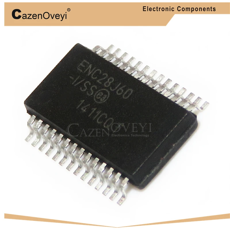 10 шт./лот ENC28J60-I/SS ENC28J60 SPI Интерфейс Ethernet контроллер кристалла ENC28J60/SS SSOP28 в наличии |
