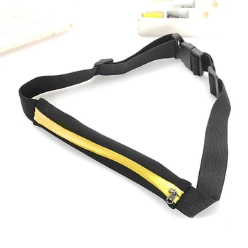 

Small Fitness Bag unisex Water Resistant Elastic Zipper Buckled Waist Bags Phone Case Outdoor Fitness Sports Accessories