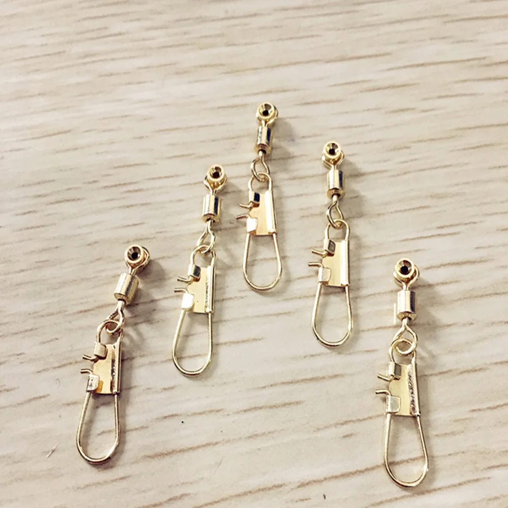 Fishing Tools Fishing Accessories Fishing Tool Fishing Swivels Fishing Tackle Fishing Beads Fishing Hook 10-20pcs/lot Sea bean with golden copper head Bobber Space Beans fishing swivels hook pin Connector fishing Tools Accessories