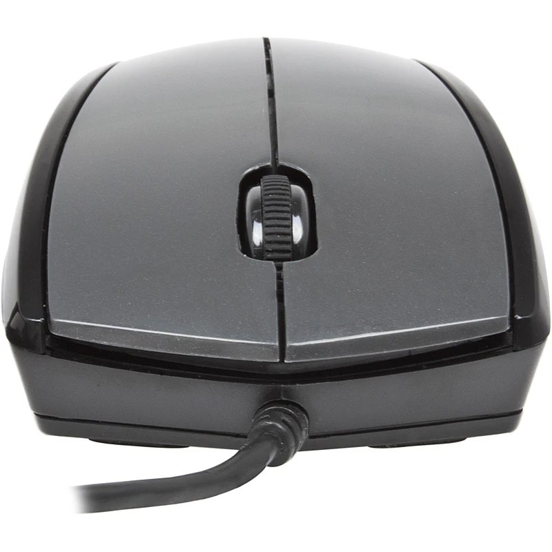 Мышь A4 V-Track Padless N-400-1 серый оптическая(1000dpi) USB(2but