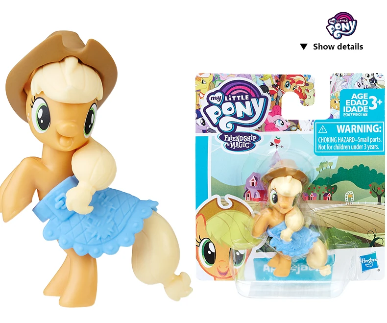 Hasbro My Little Pony друзья 3 дюйма Lyra Флаттершай Радуга DashHeartstring редкость ПВХ фигурку Коллекционная кукла