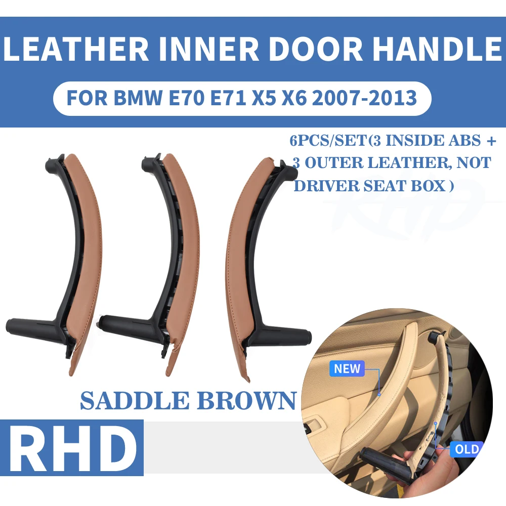 E70 RHD Saddle brown Leather Trim