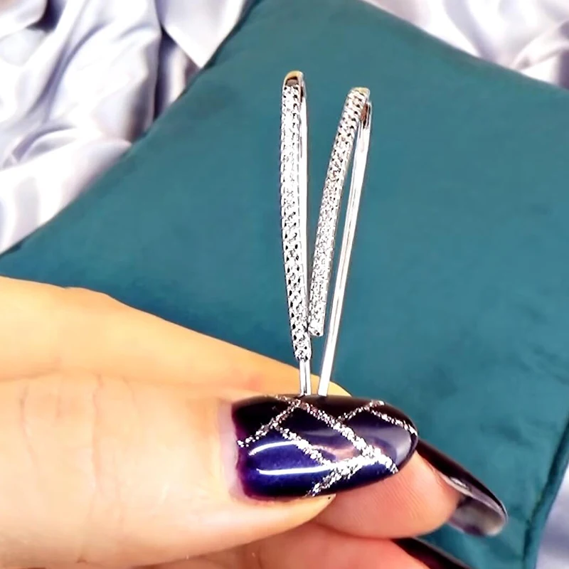 ORSA JEWELS 2019 новые экологичные красивые серьги цвета розового золота для женщин