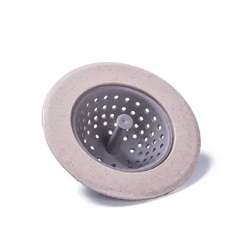 

Silicone Kitchen Sink Drain Plugs Strainers Sewer Hair Filter Collect Bath Drain Stopper Sink Floor Drain Plug Kitchen Tool