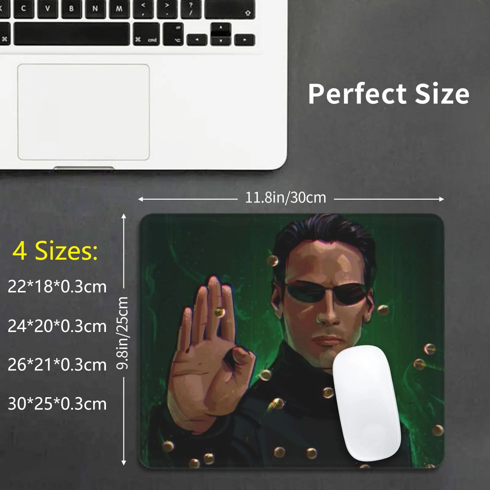 The Matrix Mouse Pad Matrice Di Stampa Fai Da Te The Matrix Neo Movie Morpheus Keanu Reeves Code Cool Red Pill