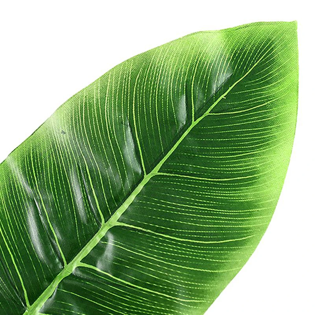 20Pcs Realistic Artificial Plant Fake Banana Leaf DIY Flower Arrangement Vivid Garden Ornament Home Decoration Supplies