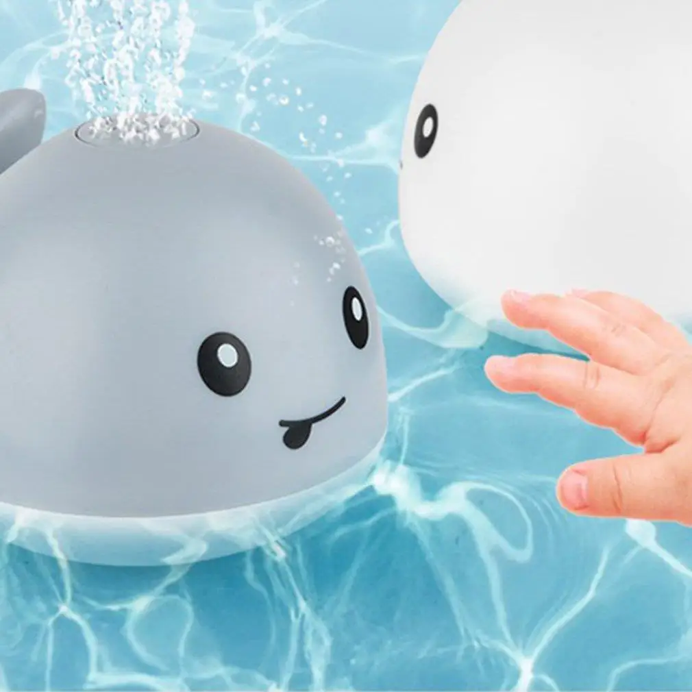 Funny Infant Bath Toys Baby Electric Induction Sprinkler Ball with Light Music Children Water Play Bathing Kids | Игрушки и хобби