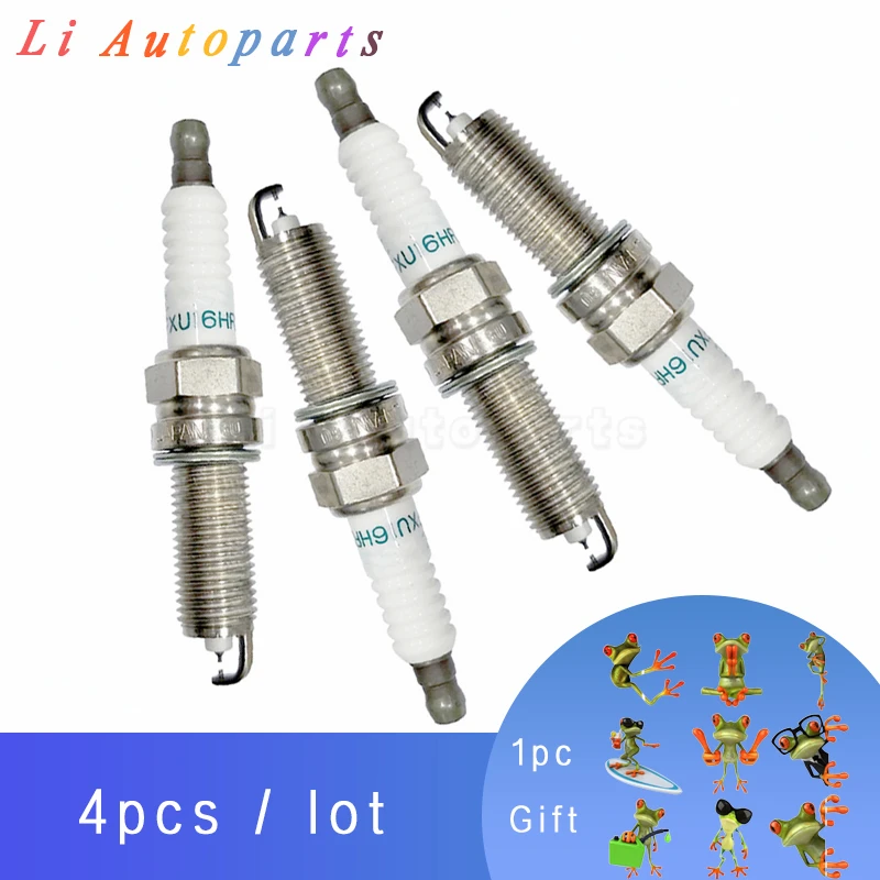 

4 Iridium FXU16HR11 3478 Spark Plug for Hyundai Santa Fe Sport Sonata Kia Optima