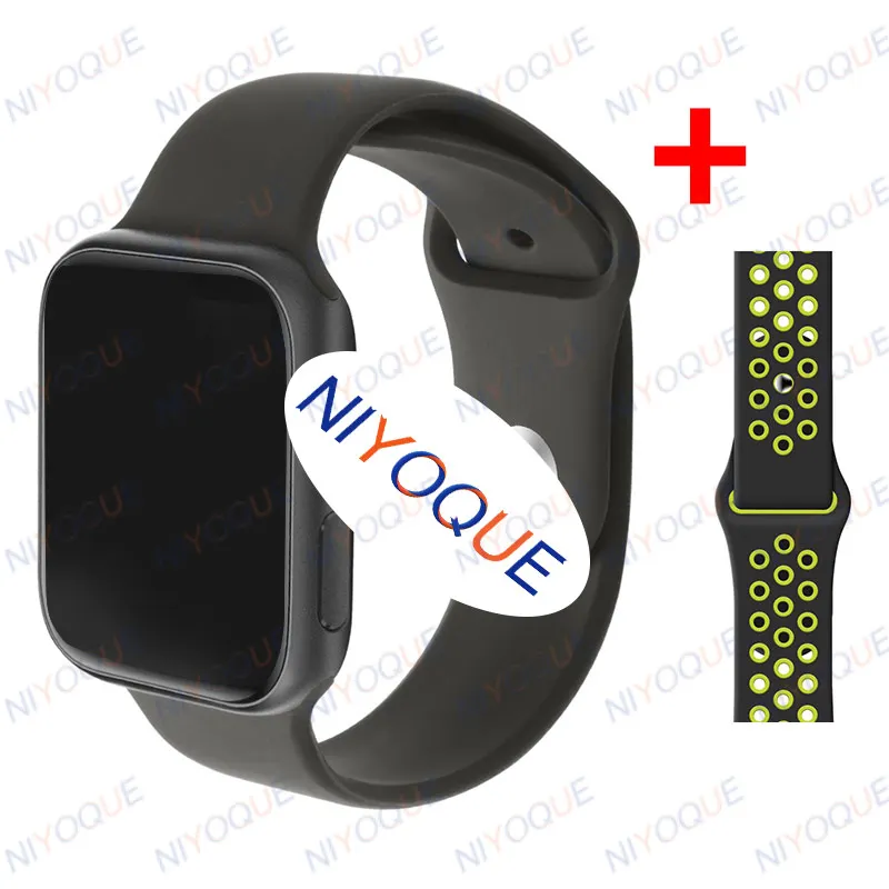Бежевый Смарт-часы с Bluetooth, умные iwo 11 I7 1:1 Watch Series 5 SmartWatch 44 мм чехол для IOS Android телефон с сердечным ритмом ЭКГ-шагомер - Цвет: Бежевый