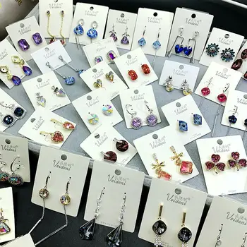 

30 Pairs/lot simple cute women jewelry earrings wholesale 201030-13