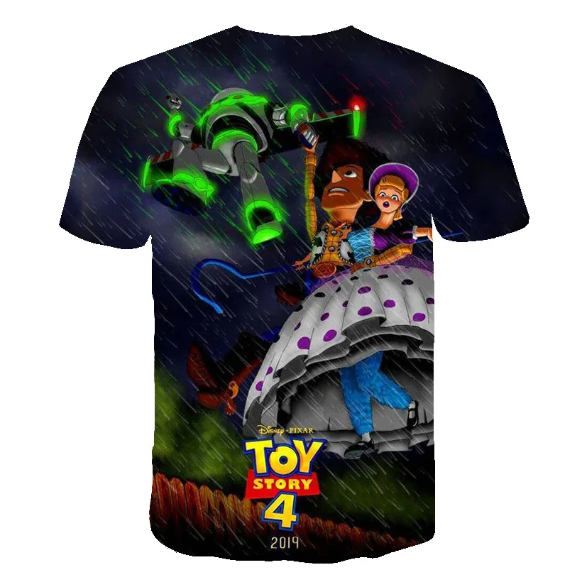 Juguete Story 4 2019nueva ropa para nivienos y nivienas ropa de verano de manga corta bebе camiseta chaqueta estampada camiseta