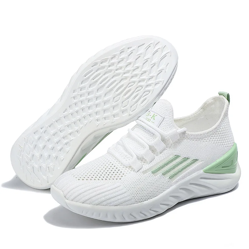 2022 Summer New White Shoes Women's Breathable Mesh Shoes Fashion Jump Ladies Running Shoes Sports Casual Shoes Thin Trend