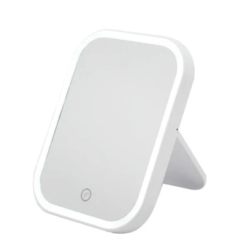 

Travel Mirror Lights Up Makeup Mirror, Including Touch Screen Dimming Light, Portable Makeup Mirror with Light, USB Makeup Mirro