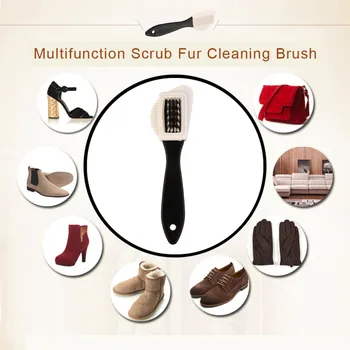 

2017 Durable Multifunctional Scrub Fur Shoes Cleaning Brush Portable Size Snow Boots Suede Shoe Cleaner Cleaning Brush