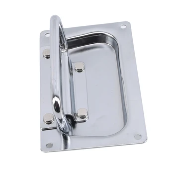 

Metal Spring Folding Movable Handle Toolbox Suitcase Recessed Equipment Cabinet Pull Drawer Handle Hardware Accessories
