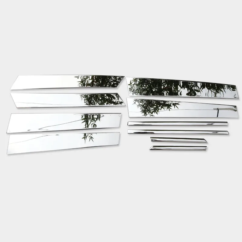 

Stainless Steel Decorated Brightly Window Middle Pillar Protective Cover For Subaru Outback 2015 16 17 18 2019 CA204