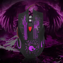 Высокое качество Горячая 6 кнопок 5500 dpi светодиодный оптический USB проводной игровой PRO мышь для ПК ноутбука покупка прямых продаж