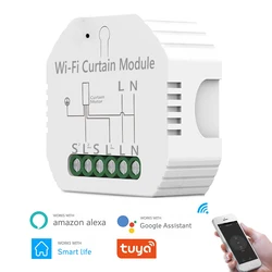 WiFi Smart Voice Remote Control Roller Life Motor Relay Switch Shutter Blind Google DIY Tuya APP for Home Alexa Curtain Module